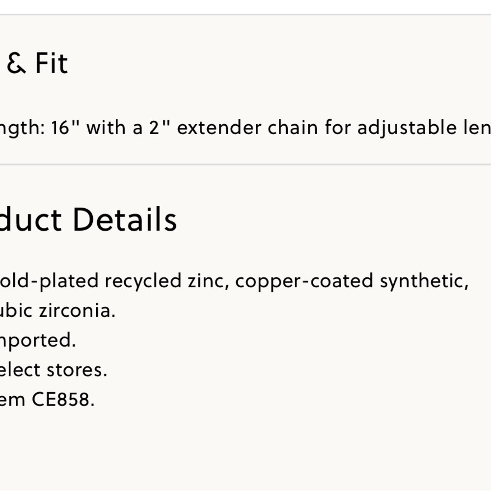 J. Crew Gold Chunky Link Necklace - Picture 6 of 6